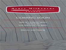 Tablet Screenshot of henrymilbourne.com